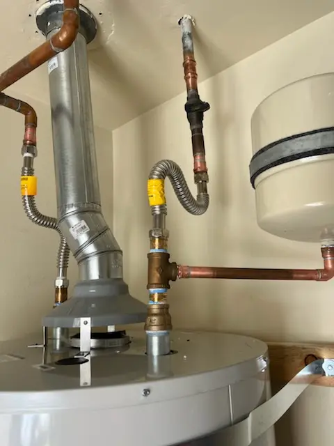 Water heater installation and plumbing repair in Jamison